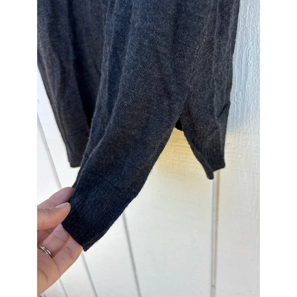 Eileen Fisher Merino Wool Sweater Dress Long Sleeve Charcoal Gray –‎ Women's XS